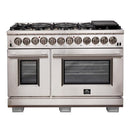 Forno 48" Capriasca Dual Fuel Range with 240v Electric Oven - 8 Burners, Griddle, and 160,000 BTUs (FFSGS6187-48) Ranges Forno 