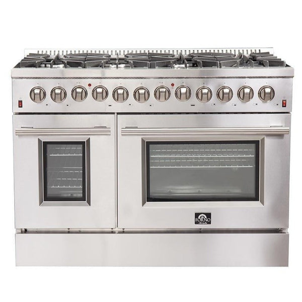 Gas stove with double oven and griddle on sale