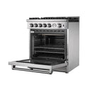 Forno Lseo 30" Gas Range with 5 Burners and Convection Oven (FFSGS6275-30) Ranges Forno 