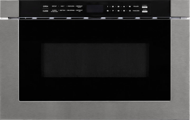 Forte 24" Microwave Drawer - 1.2 cu. ft., 10 Power Levels, Touch Open/Close, 1000 Watt Microwave Power, Auto Cook Control, Child Safety Lock - in Stainless Steel (F2412MVD8SS) Microwaves Forte 