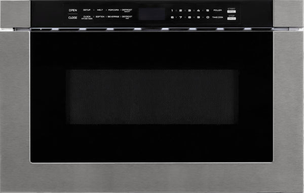 ON DISPLAY IN OUR PAWTUCKET SHOWROOM 24 Inch Microwave Drawer with 1.2 Cu.  Ft. Capacity, 1000W Power, 10 Cooking Modes, Sensor Cook, Quickstart