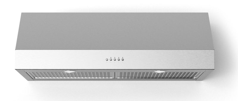 Forte Lucca Series 36" Under Cabinet Convertible Hood with 600 CFM, LED Lights, in Stainless Steel (LUCCA36) Range Hoods Forte 