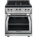 Forza 30" 5.2 cu. ft. Stainless Steel Pro-Style Gas Range in Dinamico Blue (FR304GN-B) Ranges Forza 