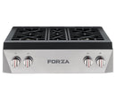 Forza 30" Professional Rangetop in Stainless Steel (FRT304GN) Rangetops Forza 