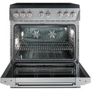 Forza 36" 6.0 cu. ft. Stainless Steel Pro-Style Gas Range (FR366GN) Ranges Forza 