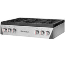 Forza 36" Professional Rangetop in Stainless Steel (FRT366GN) Rangetops Forza 
