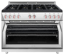 Forza 48" 7.8 cu. ft. Stainless Steel Pro-Style Gas Range in Audace Black (FR488GN-K) Ranges Forza 