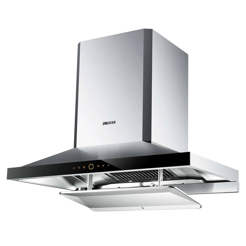 Fotile 2-Piece Appliance Package - 36-Inch Gas Cooktop & Wall Mounted Range Hood (EMS9026 + GLS36502)