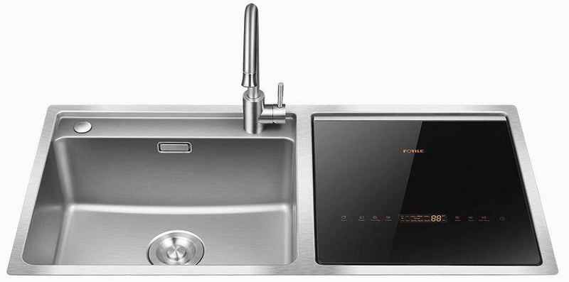 FOTILE SD2F-P1X 3-in-1 Counter-top mounted Sink, Dishwasher, & Produce Cleaner Combination System with Heavy Dish Sanitizing and Cleaning (SD2F-P1X) Dishwashers Fotile 