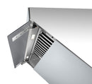 Fotile Slant Vent Series 30-inch 850 CFM Under Cabinet or Wall Mount Range Hood with 2 LED lights, and Touchscreen in Silver Grey Tempered Glass (JQG7501.G) Range Hoods Fotile 