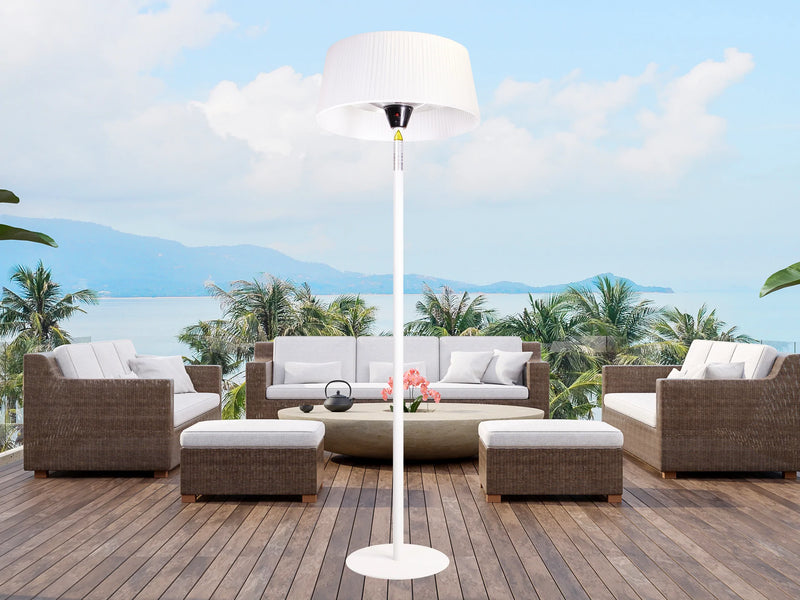 Paragon Outdoor 82.5-Inch Glow Electric Pedestal Heater, 1500W
