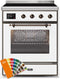 ILVE 30-Inch Majestic II induction Range with 4 Elements - 4 cu. ft. Oven - Bronze Trim in Custom RAL Color (UMI30NE3RALB)