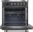 ILVE 30" Majestic II induction Range with 4 Elements - 2.3 cu. ft. Oven - Chrome Trim in Matte Graphite (UMI30NE3MGC) Ranges ILVE 