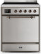 ILVE 30-Inch Majestic II induction Range with 4 Elements - 4 cu. ft. Oven - Stainless Steel (UMI30QNE3SSB)