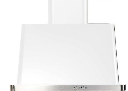 ILVE 30" Majestic White Wall Mount Range Hood with 600 CFM Blower - Auto-off Function (UAM76WH) Range Hoods ILVE 