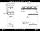 ILVE 30" Nostalgie - Dual Fuel Range with 5 Sealed Burners - 3 cu. ft. Oven - in Blue Grey with Brass Trim (UPN76DMPGU) Ranges ILVE 