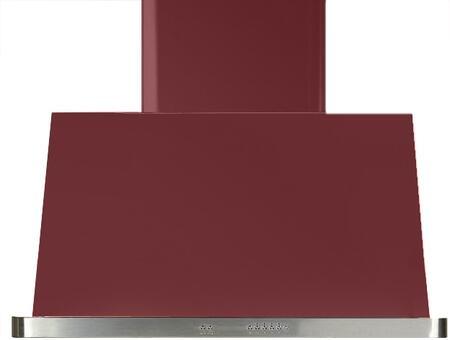 ILVE 36" Majestic Burgundy Wall Mount Range Hood with 600 CFM Blower - Auto-off Function (UAM90BU) Range Hoods ILVE 