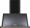 ILVE 36-Inch Majestic Glossy Black Wall Mount Range Hood with 600 CFM Blower - Auto-off Function (UAM90BK)