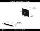 ILVE 36" Majestic II induction Range with 5 Elements - 3.5 cu. ft. Oven - Solid Door - Custom RAL Color with Copper Trim (UMI09QNS3RA) Ranges ILVE 