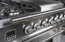 ILVE 36" Professional Plus Dual Fuel Range with 5 Sealed Burners - Double Oven - Griddle - Staless Steel (UPDW90FDMPI) Ranges ILVE 