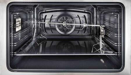 ILVE 40" Majestic II Dual Fuel Range with 6 Sealed Burners and Griddle - 3.82 cu. ft. Oven - Brass Trim in Custom RAL Color (UMD10FDQNS3RALG) Ranges ILVE 
