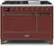 ILVE 48-Inch Majestic II Dual Fuel Range with 8 Sealed Brass Burners and Griddle - 5.62 cu. ft. Oven - Bronze (UM12FDQNS3BUB)