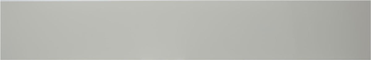 Antique white toe kick panel with smooth, rectangular face
