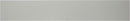 Antique white range toe kick panel edge with smooth face