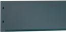 ILVE blue grey toe kick panel with two mounting holes on the left edge