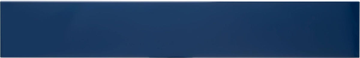 ILVE blue toe kick panel, long straight piece for 36-inch range.