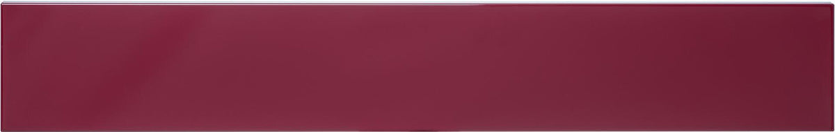 ILVE burgundy toe kick panel, smooth front edge