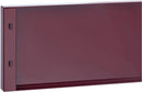 Burgundy toe kick panel for ILVE 48-inch range with side screw holes and corner