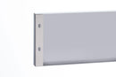 ILVE stainless steel toe kick panel with mounting holes for 30-inch range