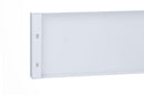 ILVE white toe kick panel for 40-inch range, side profile with mounting tabs