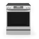 Midea 30-Inch Smart Slide-in Electric Range with 5 Elements Wi-Fi Enabled, 6.3 Cu. Ft., Standard Convection in Stainless Steel (MES30S2AST)