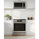 Midea 30-Inch Smart Slide-in Electric Range with 5 Elements Wi-Fi Enabled, 6.3 Cu. Ft., Pro Style with True Convection in Stainless Steel (MES30S4AST)