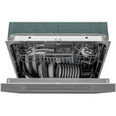 Midea 24-Inch Top Control Smart Built-In Dishwasher Wi-Fi Enabled with 7 Wash Cycles 45 dBA in Stainless Steel (MDT24P5AST)
