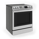 Midea 30-Inch Smart Slide-in Electric Range with 5 Elements Wi-Fi Enabled, 6.3 Cu. Ft., Pro Style with True Convection in Stainless Steel (MES30S4AST)