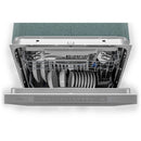 Midea 24-Inch Top Control Smart Built-In Dishwasher WiFi Enabled with 6 Wash Cycles 45 dBA in Stainless Steel (MDT24P4AST)