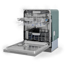 Midea 24-Inch Top Control Smart Built-In Dishwasher Wi-Fi Enabled with 7 Wash Cycles 45 dBA in Stainless Steel (MDT24P5AST)