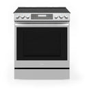 Midea 30-Inch Smart Slide-in Electric Range with 5 Elements Wi-Fi Enabled, 6.3 Cu. Ft., Pro Style with True Convection in Stainless Steel (MES30S4AST)