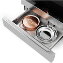 Midea 30-Inch Smart Slide-in Gas Range with 5 Sealed Burners Wi-Fi Enabled, 6.1 Cu. Ft., Pro Style with True Convection in Stainless Steel (MGS30S4AST)