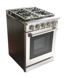 Kucht 24" Gas Range in Stainless Steel (KRG243U) Ranges Kucht 