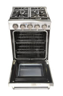 Kucht 24" Gas Range in Stainless Steel (KRG243U) Ranges Kucht 