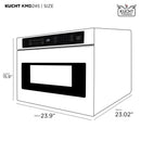 Kucht 24 in. 1.2 Cu.Ft. Microwave Drawer in Stainless Steel (KMD24S) Microwaves Kucht 
