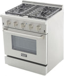 Kucht 30" 4.2 cu. ft. PropaneAll Gas Range with Convection Oven in Stainless Steel (KRG3080U) Ranges Kucht 