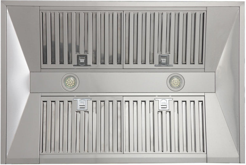 Kucht 4-Piece Appliance Package - 36-Inch Gas Range, Refrigerator, Wall Mount Hood, & Dishwasher in Stainless Steel
