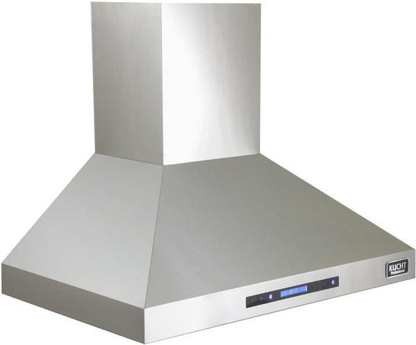Kucht 36” Wall Mounted Range Hood with 900CFM Motor in Stainless Steel and Digital Display (KRH3610A) Range Hoods Kucht 