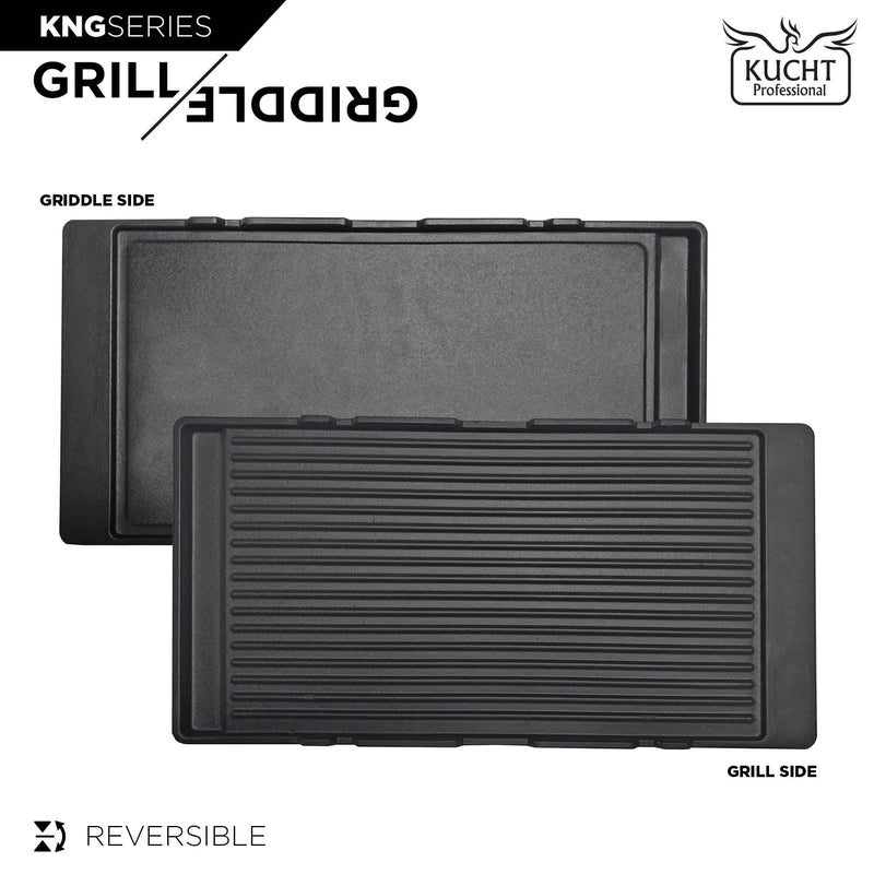 Kucht Cast Iron Reversible Grill/Griddle for KNG Series (KNG-GR) Range Accessories Kucht 