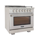 Kucht Professional 36" 5.2 cu ft. Gas Range (KFX360) Ranges Kucht 